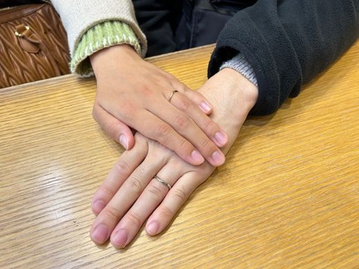 【なんばパークス店】色々な指輪を手に取って比較することが出来ました