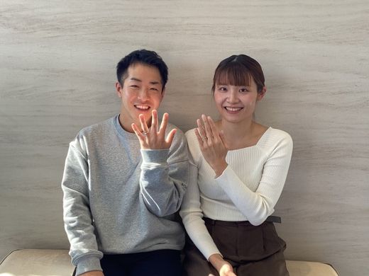 【長野店】指輪選び楽しかったです。