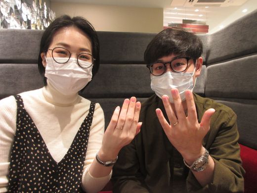 【鹿児島店】楽しく指輪選びができました☆