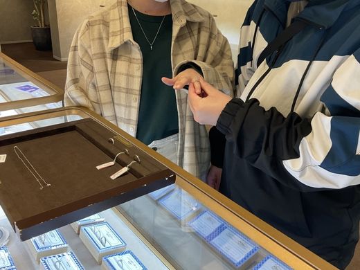 【ビジュピコ姫路店】夫婦で合う指輪を見つけることができて助かりました