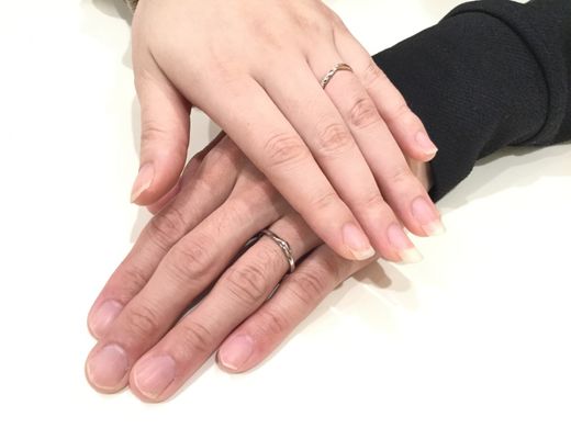 【金沢店】素敵なリングを選ぶ事ができました。