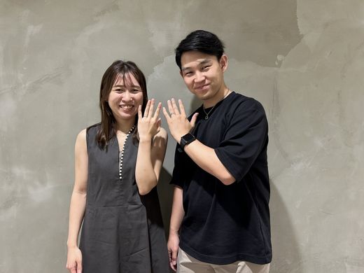 【なんばパークス店】リングのつけ心地にとても満足しています