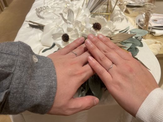 【米子店】納得のいく指輪を選ぶことができました。