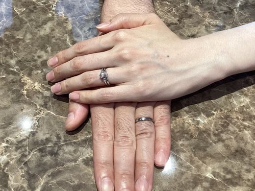 素敵な指輪に仕上がり大満足です。