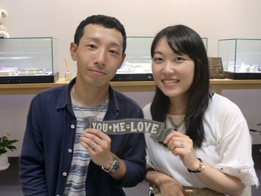 【長崎店】素敵な指輪を見つけることができました・・☆