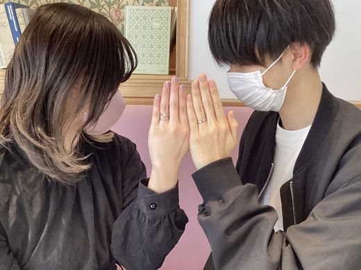 【松本店】一緒に楽しく指輪選びができました！
