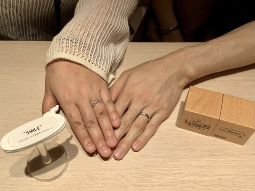 【宮崎店】この指輪と共に2人で幸せに過ごしていきます