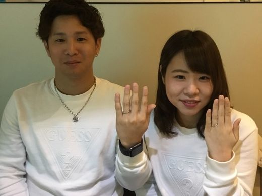 【大分店】気に入るリングに出会うことが出来ました。