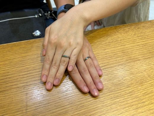 【なんばパークス店】SORAのネックレスを使っていて、結婚指輪も扱っていると知ったから！