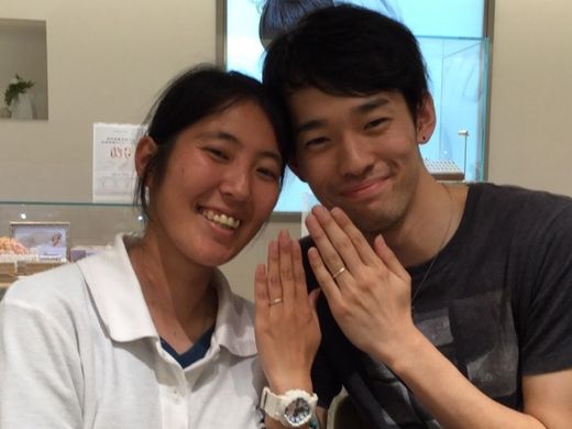 一目ぼれした指輪に決定！