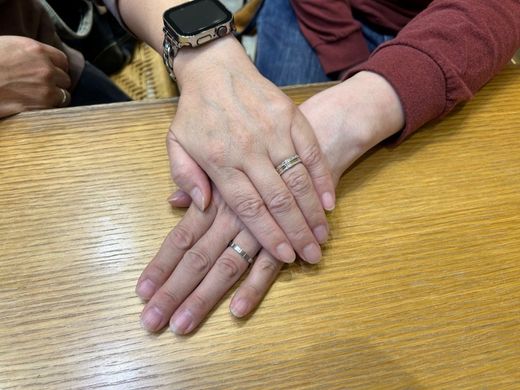 【なんばパークス店】ステキな輝きのダイヤモンド付きのリングを選んで頂けとても嬉しいです♡