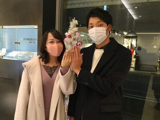 【京都店】とても綺麗な指輪に仕上がっていて感動しました。