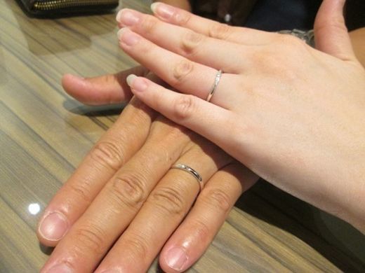 【熊本店】リングの形が素敵でした♡