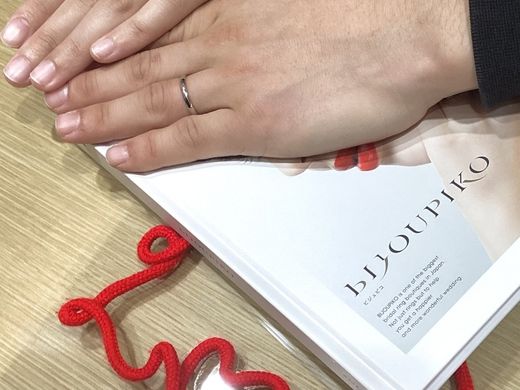 【長崎店】自分たちの好きな指輪を見つけることができ大満足です！