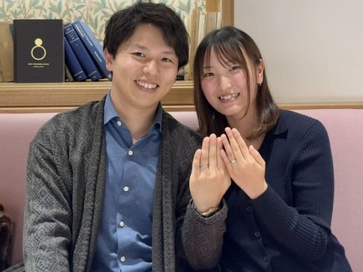 【松本店】楽しく素敵な指輪選びができました♡