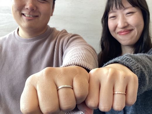 【長野店】素敵なリングに出会うことができました。