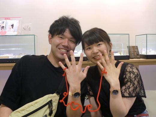 【長崎店】素敵なリングを見つけることができました★☆