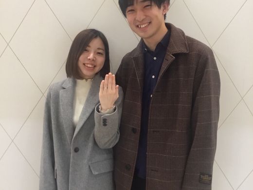 【なんばパークス店】最高の指輪を選ぶことができました。