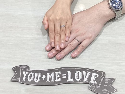 【長崎店】気に入ったリングを見つけることができました