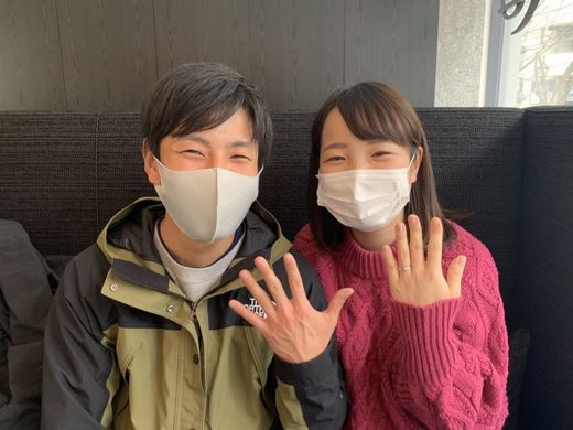 【神戸店】素敵な指輪をいただき嬉しかったです!!