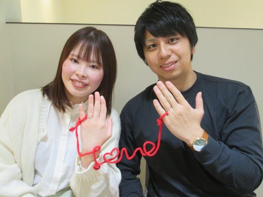 【熊本店】とても素敵なリングに出会えました！