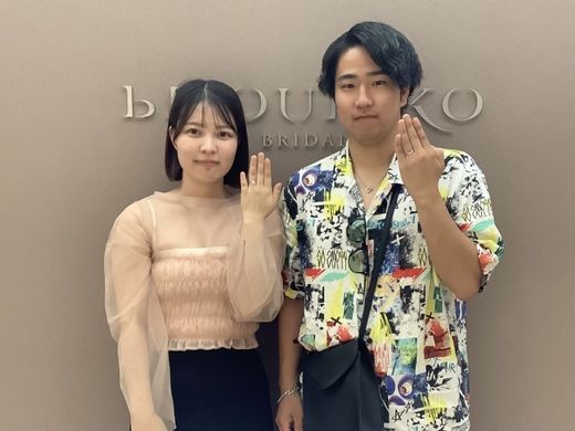【福井店】素敵なリングが見つかり大満足です！