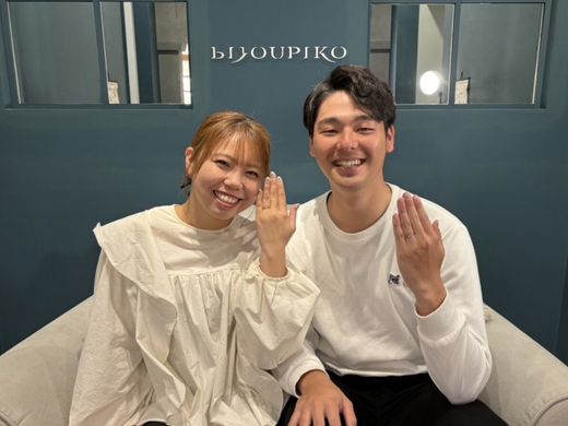 【小倉店】指輪選びも含めて良い思い出になりました✨