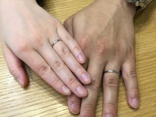 【なんばパークス店】気に入ったリングを見つける事が出来ました！