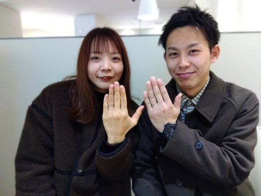 【大分店】リングが可愛くて着けてみたらこれだ！と思いました。