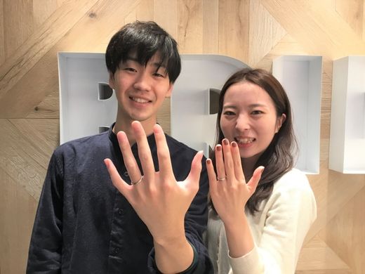 【小倉店】2人で指輪を選びました✨
