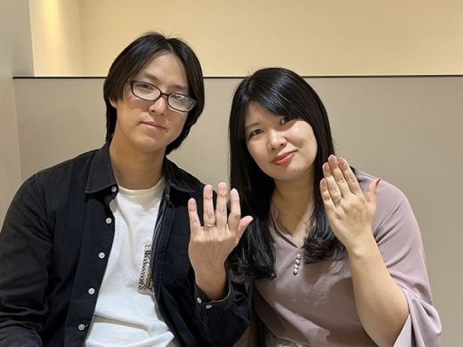 【熊本店】楽しく指輪を選ぶ事ができました♡