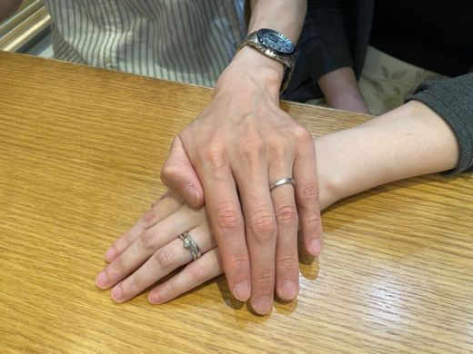 【なんばパークス店】納得のいく指輪を選ぶことが出来ました！
