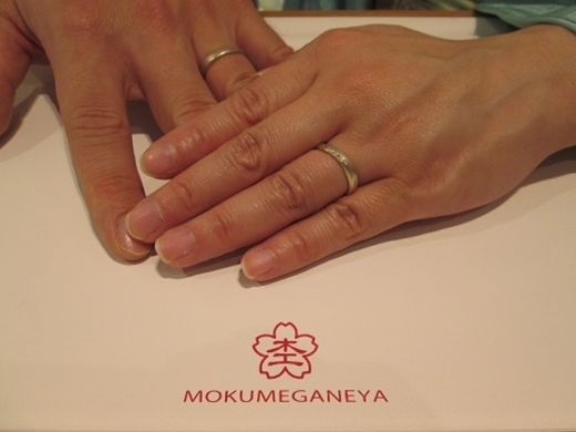 【熊本店】世界に一つの指輪が完成しました♪