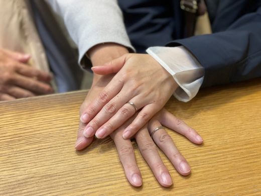 【なんばパークス店】気に入った指輪が見つかって良かったです。