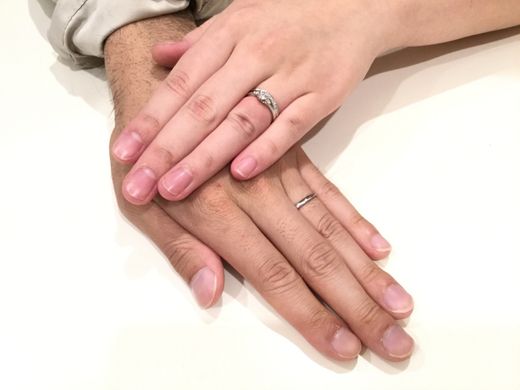 【金沢店】楽しく指輪選びができました。