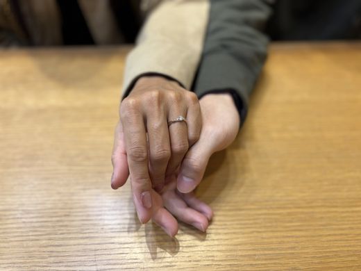 【なんばパークス店】リングの種類が豊富なところが気に入りました