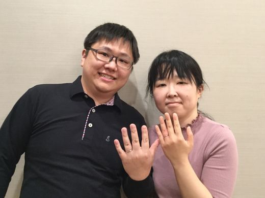 【金沢店】素敵なリングを選べて良かったです！！