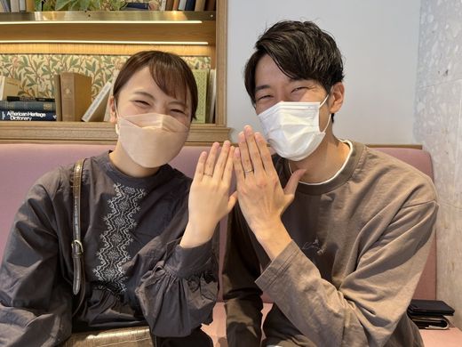 【松本店】気に入った指輪をみつけることができました。