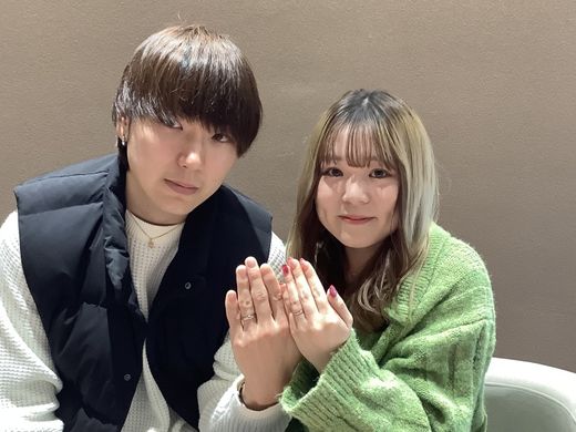 【福井店】満足いく指輪を選ぶことができました！