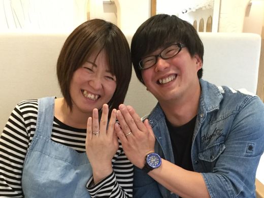 お気に入りのリングを見つけることができました！