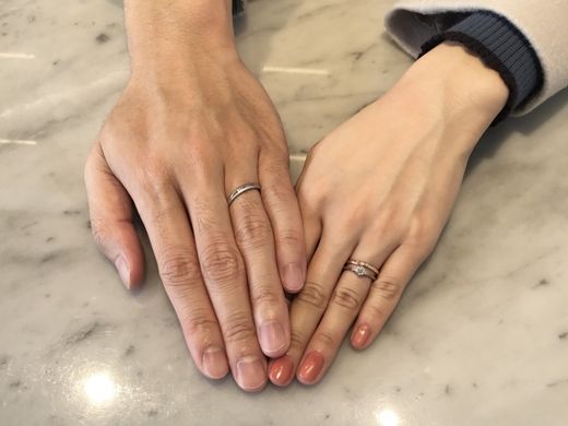【松本店】2人に寄り添った指輪が見つかりました。