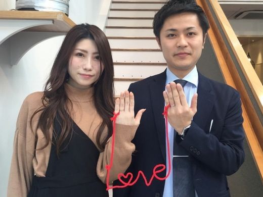 【福岡店】満足のいくリング選びが出来ました。