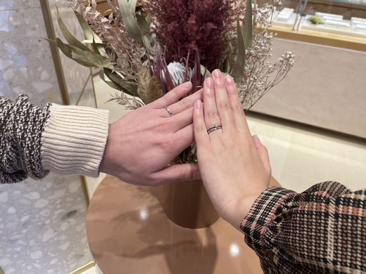 【米子店】満足のいく指輪を選ぶことができました。