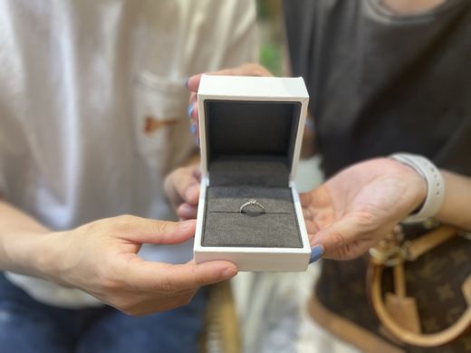 【なんばパークス店】素敵なリングを選ぶことが出来ました