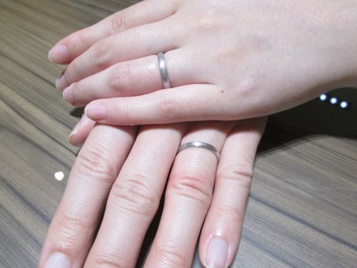 【熊本店】二人に一番合う指輪を見つけることが出来ました♡