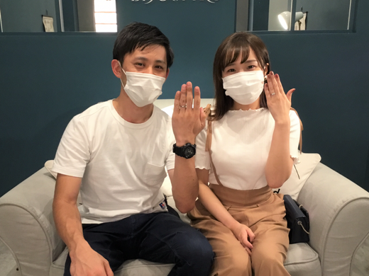 【小倉店】私たちにぴったりの指輪が見つかりました♪