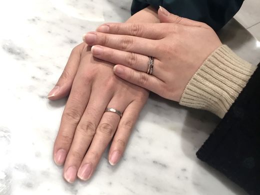 【松本店】私たちにピッタリな指輪を購入することができました。