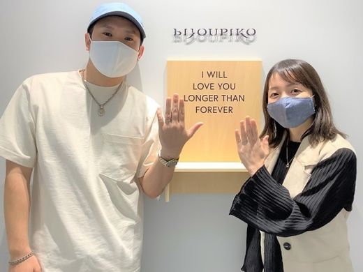 【宮崎店】素敵な指輪を選ぶことが出来ました!