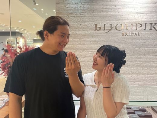 【なんばパークス店】一生に一度の買い物をこちらの店舗でできて良かったです！