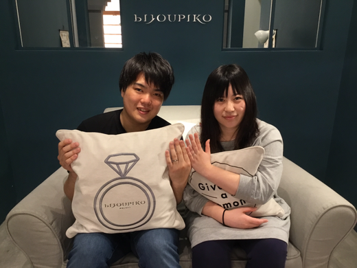 【小倉店】楽しく指輪選びが出来ました♪